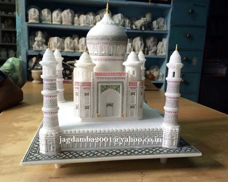Replica Marble Taj Mahal Miniature Model Decorative Tajmahal